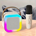 K12 Karaoke Mini Wireless Speaker com microfone Karaoke Portable Bluetooth Speaker com 1 microfone