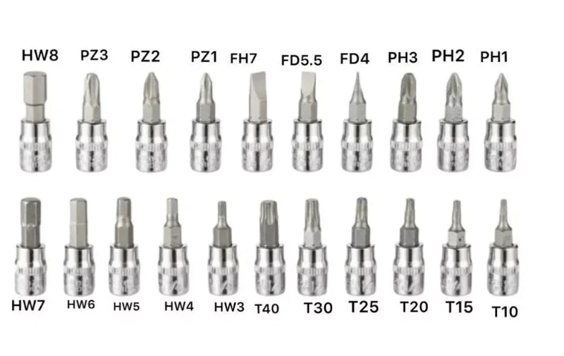 Kit de Ferramentas 46 Peças com Catraca Reversível - Soquetes, Bits e Maleta Inclusa, Ideal para Manutenção Doméstica e Automotiva