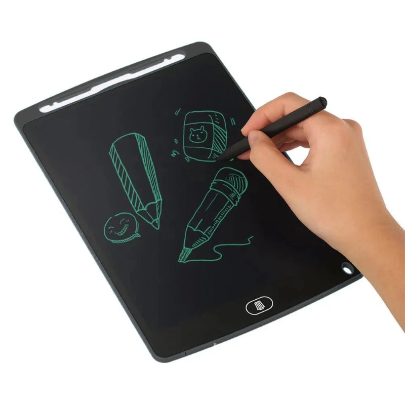 Tablet Lousa Digital Infantil LCD 8.5, 10 ou 12 Polegadas - Caneta Inclusa, Ideal para Desenho, Escrita e Estudo (Cores Sortidas)