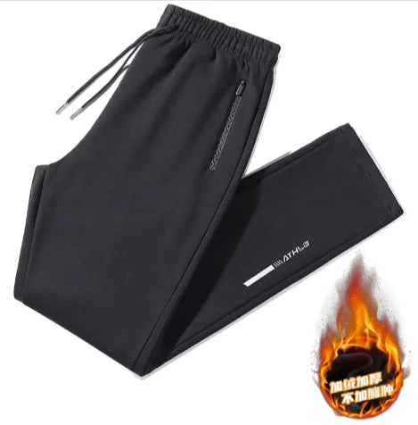 Calças Jogger Masculinas com Forro de Veludo