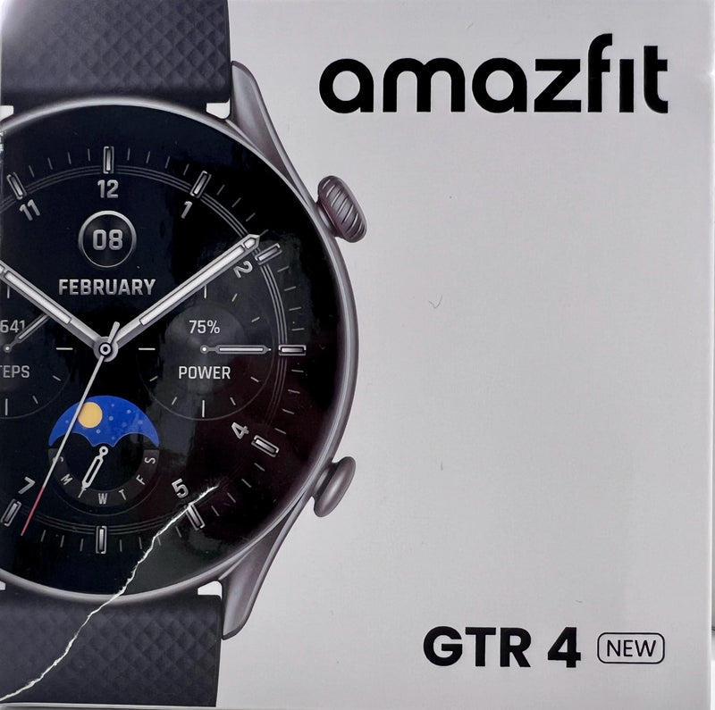 Amazfit GTR 4 2024 - Smartwatch 46mm AMOLED com GPS, 12 Dias de Bateria e Zepp OS para Android e iOS