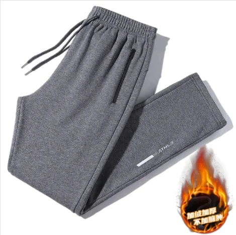 Calças Jogger Masculinas com Forro de Veludo